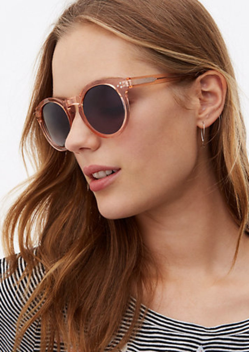 round keyhole sunglasses