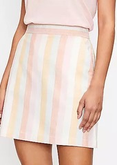 LOFT Striped Pocket Shift Skirt