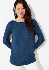 LOFT Textured Tunic Sweater