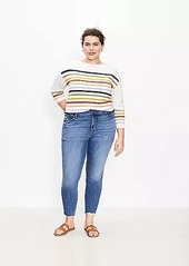 The LOFT Plus Fresh Cut High Waist Skinny Ankle Jean in Authentic Mid Vintage Wash