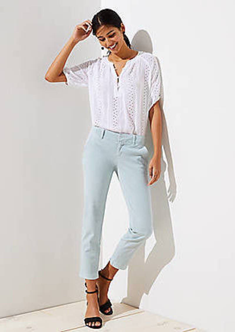 loft girlfriend chinos