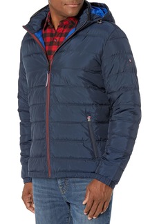 LONDON FOG mens Men's Puffer Quilted Jacket   US