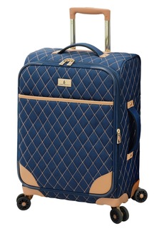 "London Fog Queensbury Expandable Carry-On Spinner, 20"" - Navy"