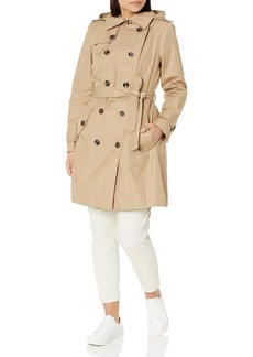 London Fog Women's Double Breasted Trenchcoat  XXL