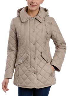 London Fog Girls Midweight Multi Quilted Barn Jacket 