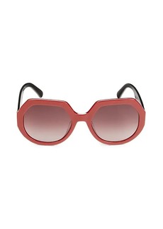 Longchamp 55MM Geometric Sunglasses