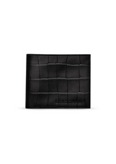 Longchamp Croco Block Leather Wallet
