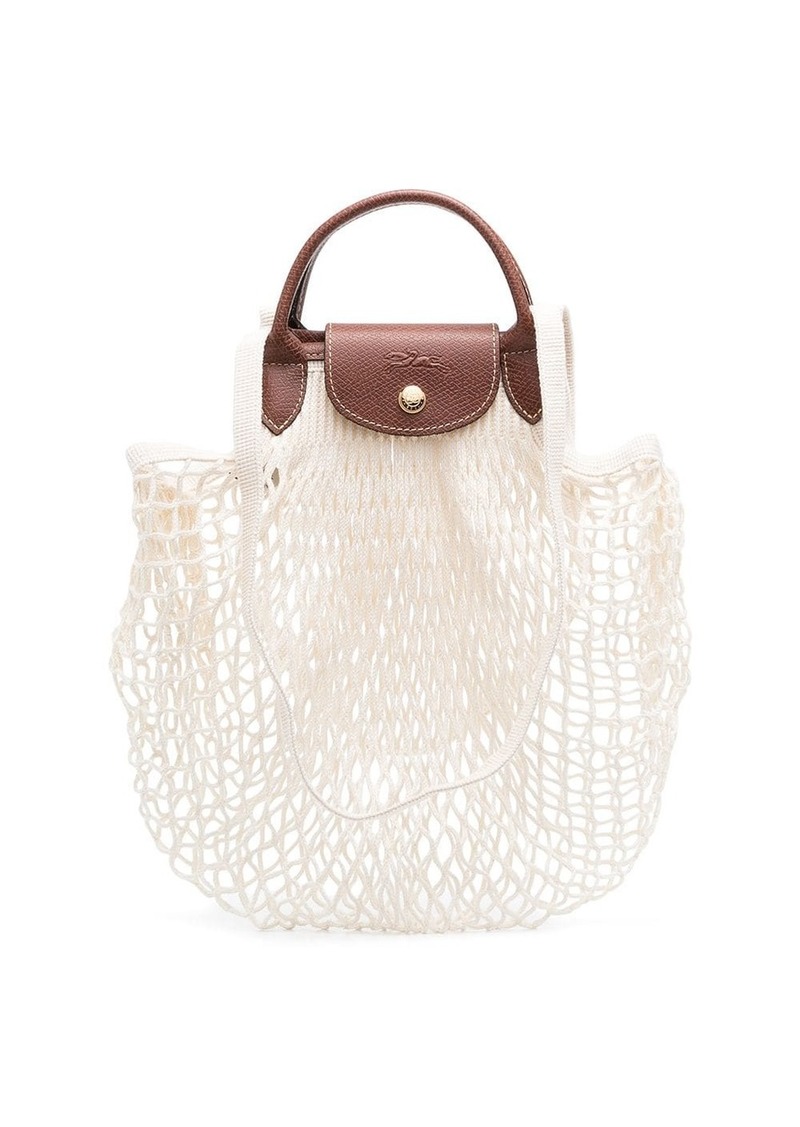 Longchamp Le Pliage Filet mesh tote bag