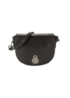 Longchamp Leather Saddle Bag