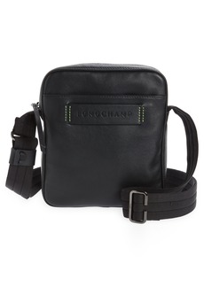 Longchamp 3D Leather Crossbody Bag in Black at Nordstrom