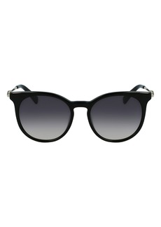 Longchamp 52mm Amazone Sunglasses in Black at Nordstrom Rack