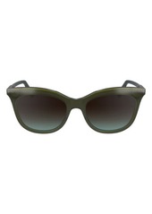 Longchamp 53mm Gradient Cat Eye Sunglasses