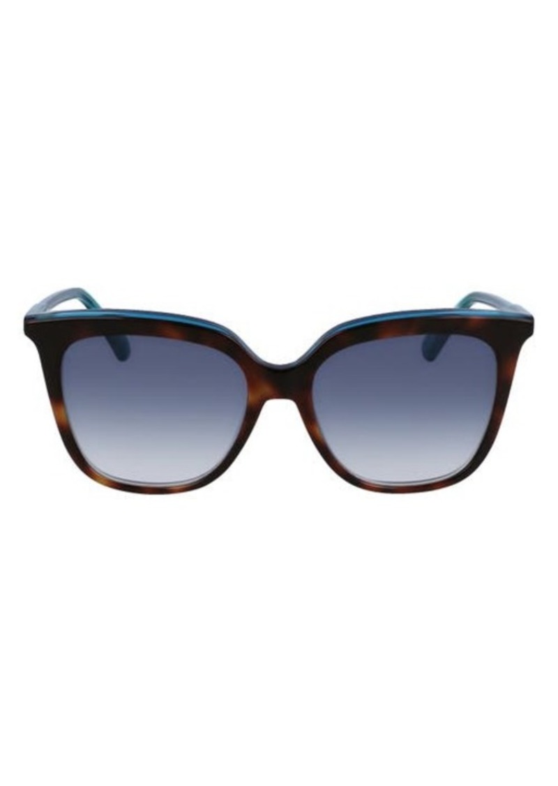 Longchamp 53mm Rectangular Sunglasses