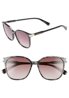 Longchamp 54mm Square Sunglasses