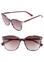 Longchamp 54mm Square Sunglasses