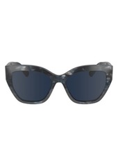 Longchamp 55mm Butterfly Sunglasses