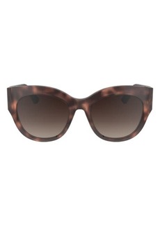 Longchamp 55mm Gradient Butterfly Sunglasses