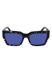 Longchamp 55mm Rectangular Sunglasses