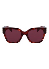Longchamp 55mm Rectangular Sunglasses