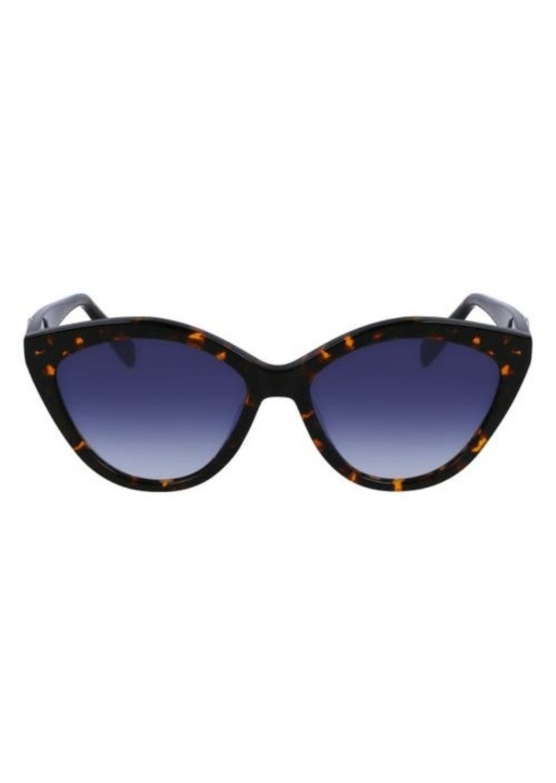 Longchamp 56mm Cat Eye Sunglasses
