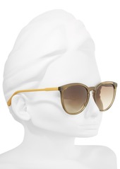 longchamp 56mm round sunglasses