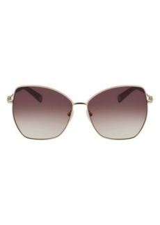 Longchamp Amazone 60mm Gradient Butterfly Sunglasses
