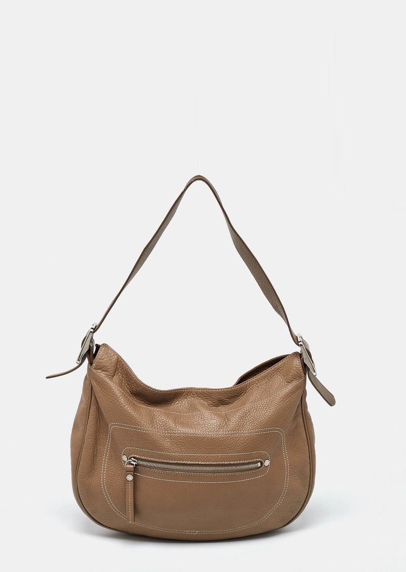 Longchamp Beige Leather Hobo