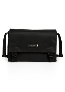 Longchamp Green District Flap Messenger Bag in Black at Nordstrom