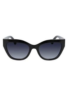 Longchamp Heritage 55mm Gradient Butterfly Sunglasses