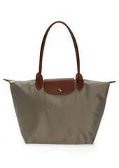 Longchamp Large Le Pliage Shoulder Tote in Turtledove at Nordstrom