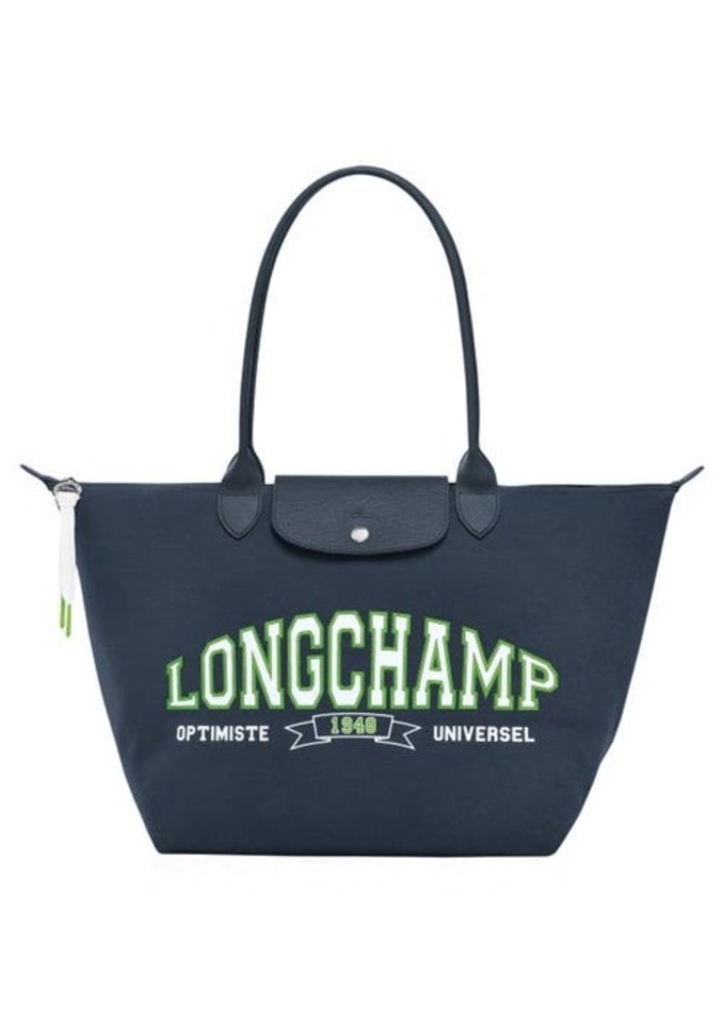 Longchamp Large Le Pliage University Shoulder Tote