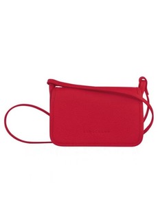 Longchamp Le Foulonné Leather Wallet Crossbody Bag