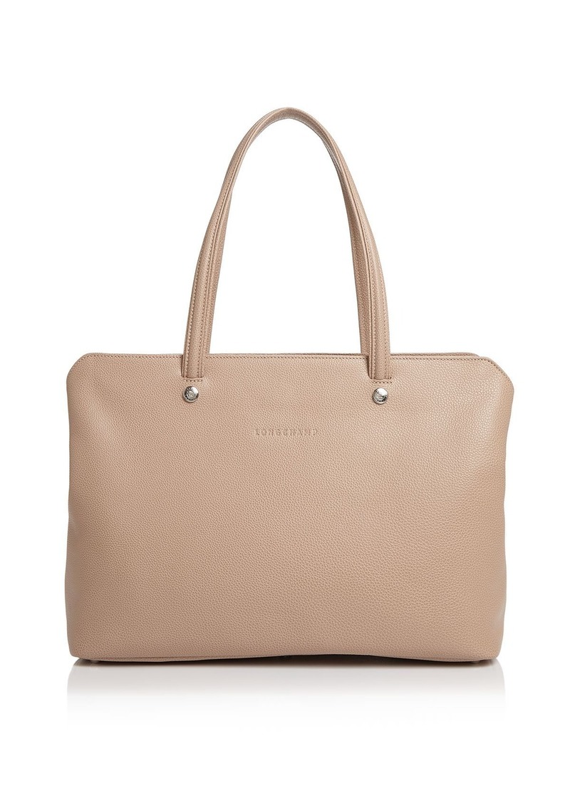 longchamp le foulonne leather tote