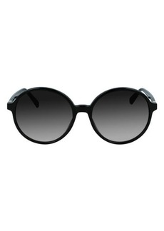 Longchamp Le Pilage 61mm Round Sunglasses