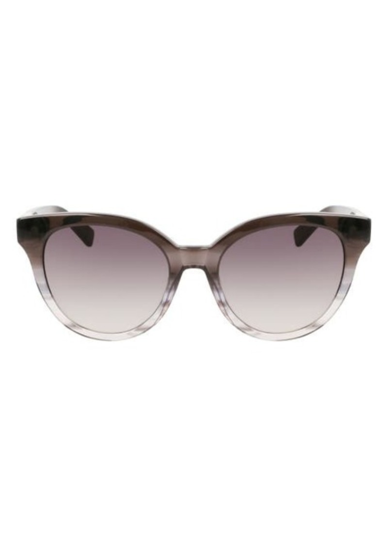 Longchamp Le Pliage 53mm Gradient Round Sunglasses