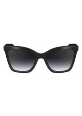 Longchamp Le Pliage 54mm Gradient Cat Eye Sunglasses