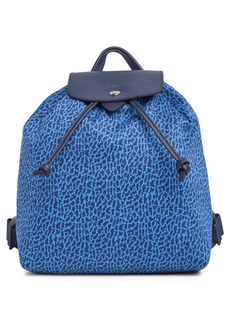 Longchamp Le Pliage Panther Print Backpack in Blue at Nordstrom Rack
