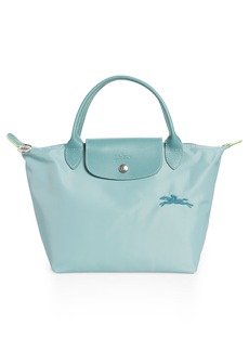 Longchamp Le Pliage Green Recycled Canvas Top Handle Bag in Lagoon at Nordstrom