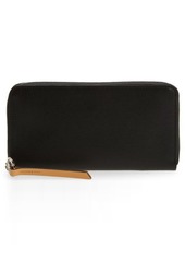 Longchamp Le Pliage Zip Around Wallet in Black at Nordstrom