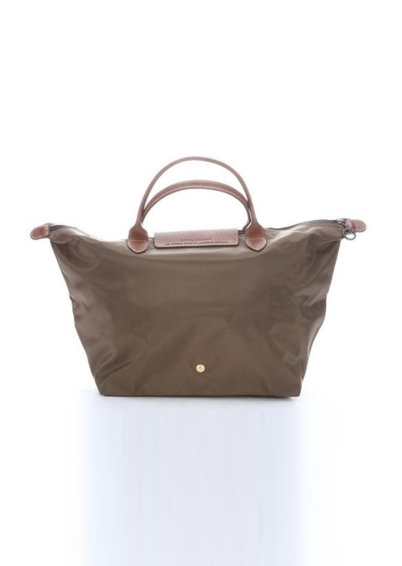 Longchamp Longchamp olive green nylon 'Le Pliage' medium tote bag ...