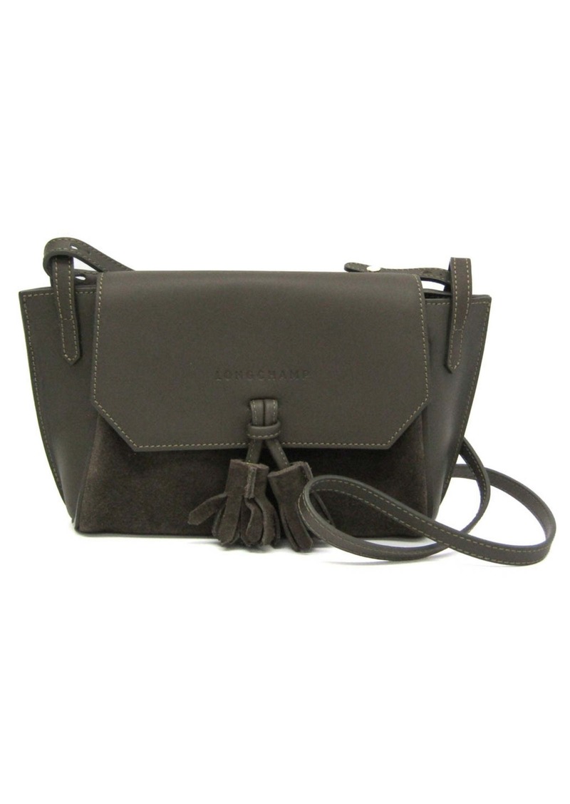 Longchamp Penelope Leather Shoulder Bag (Pre-Owned)