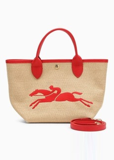 Longchamp Red/beige S Le Panier bag