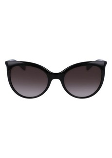 Longchamp Roseau 53mm Gradient Cat Eye Sunglasses