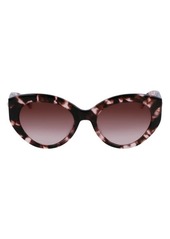 Longchamp Roseau 54mm Gradient Cat Eye Sunglasses