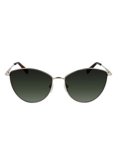 Longchamp Roseau 58mm Cat Eye Sunglasses