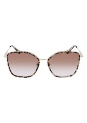 Longchamp Roseau 59mm Gradient Butterfly Sunglasses