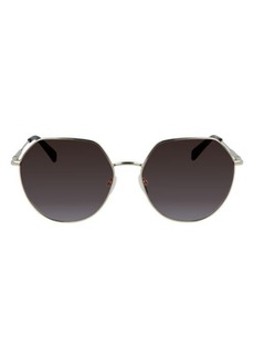 Longchamp Roseau 60mm Gradient Round Sunglasses
