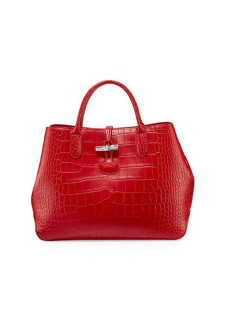 Longchamp Longchamp Roseau Croco Medium Tote Bag | Handbags