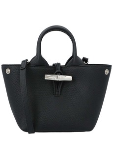 Longchamp Roseau Leather Top Handle Bag