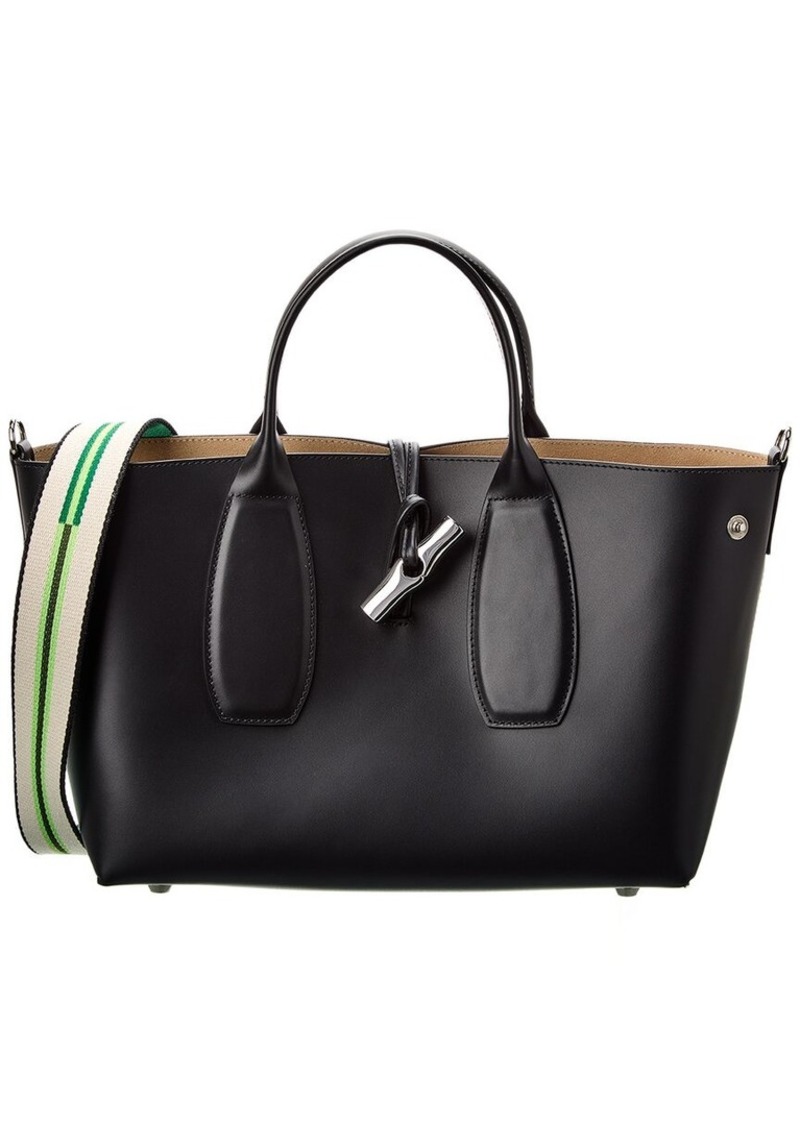 Longchamp Roseau Medium Leather Handbag